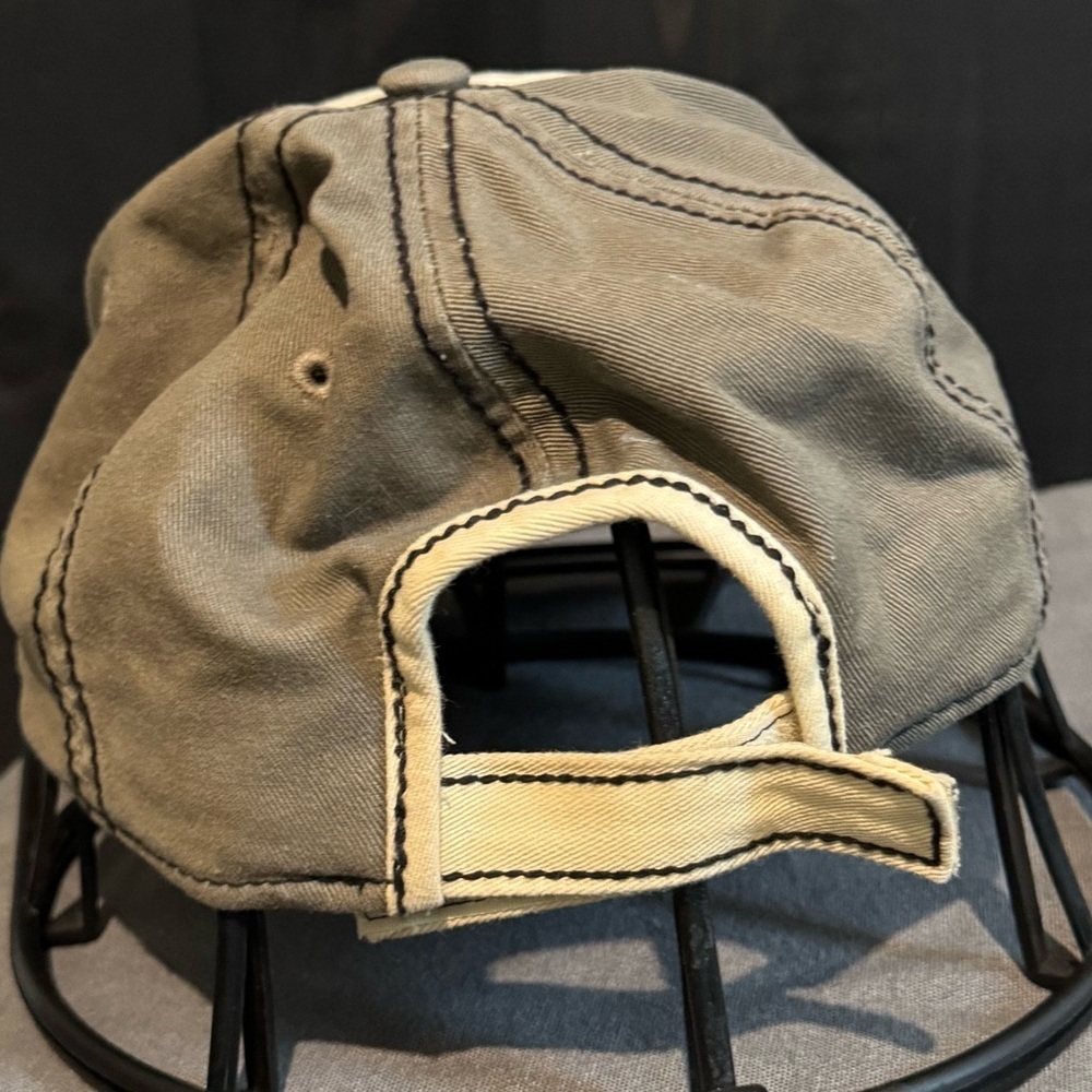 Cream and Brown Men's Hat - Picture 3 of 3